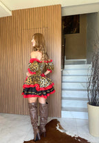 Vestido junino - Alice- Oncinha