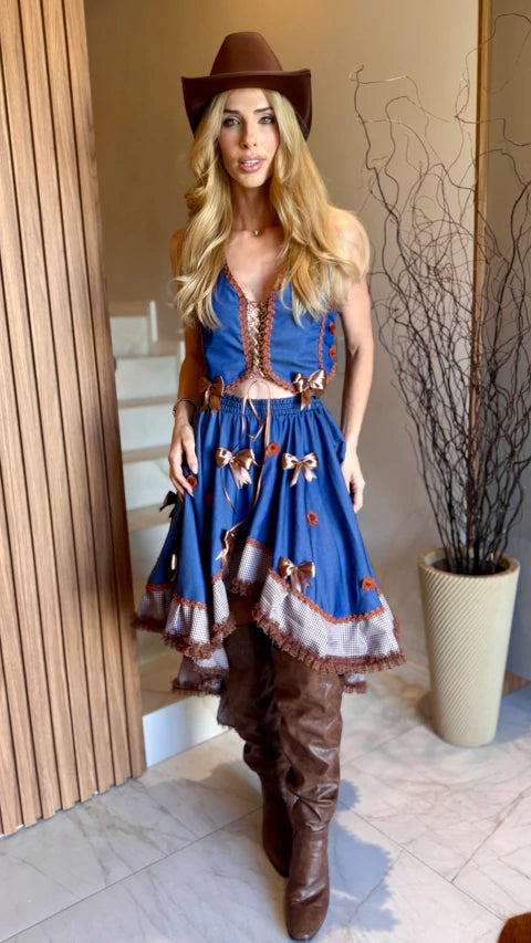 Conjunto junino - Briana