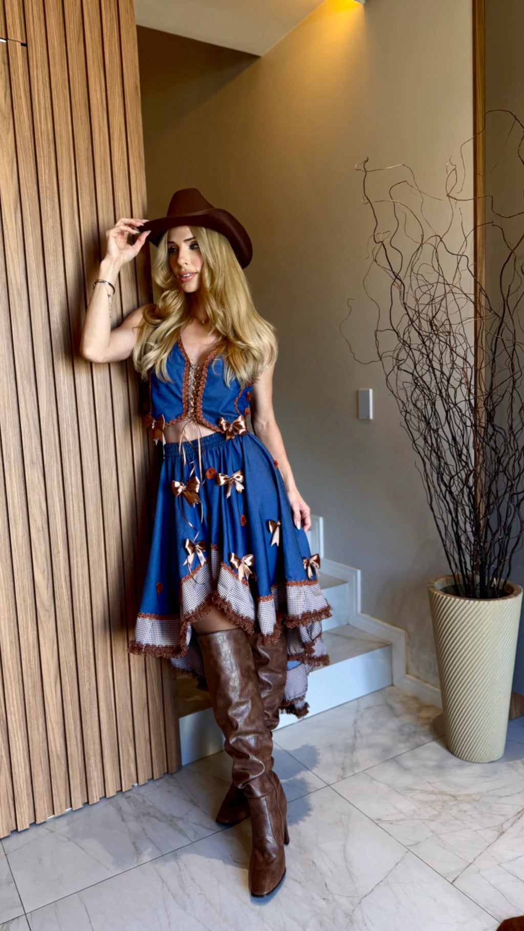 Conjunto junino - Briana