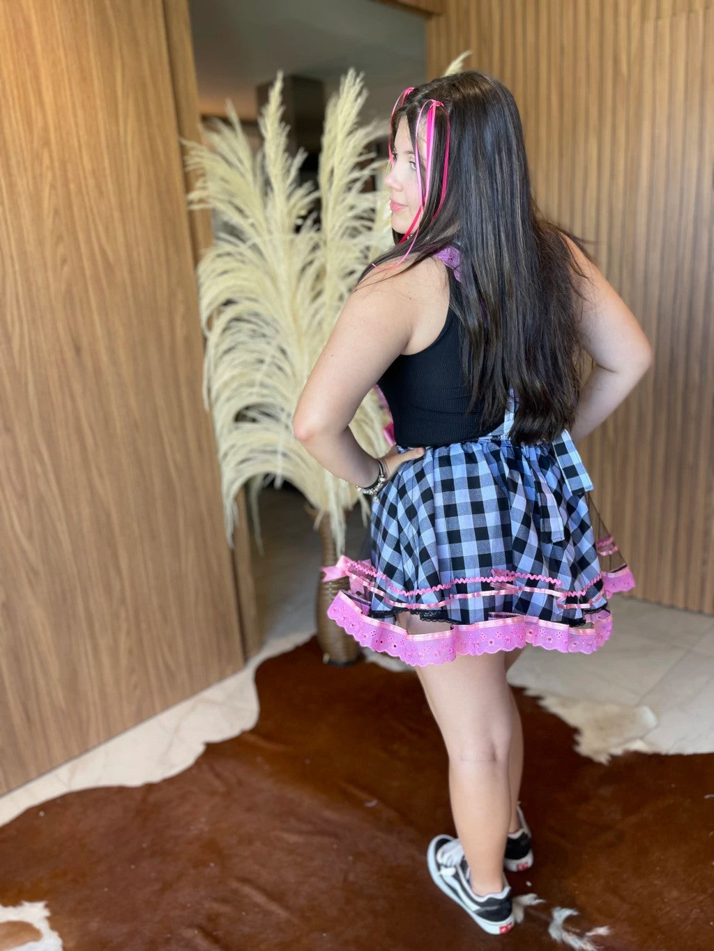 Saia junina - Bruna ( com suspensorio removível )