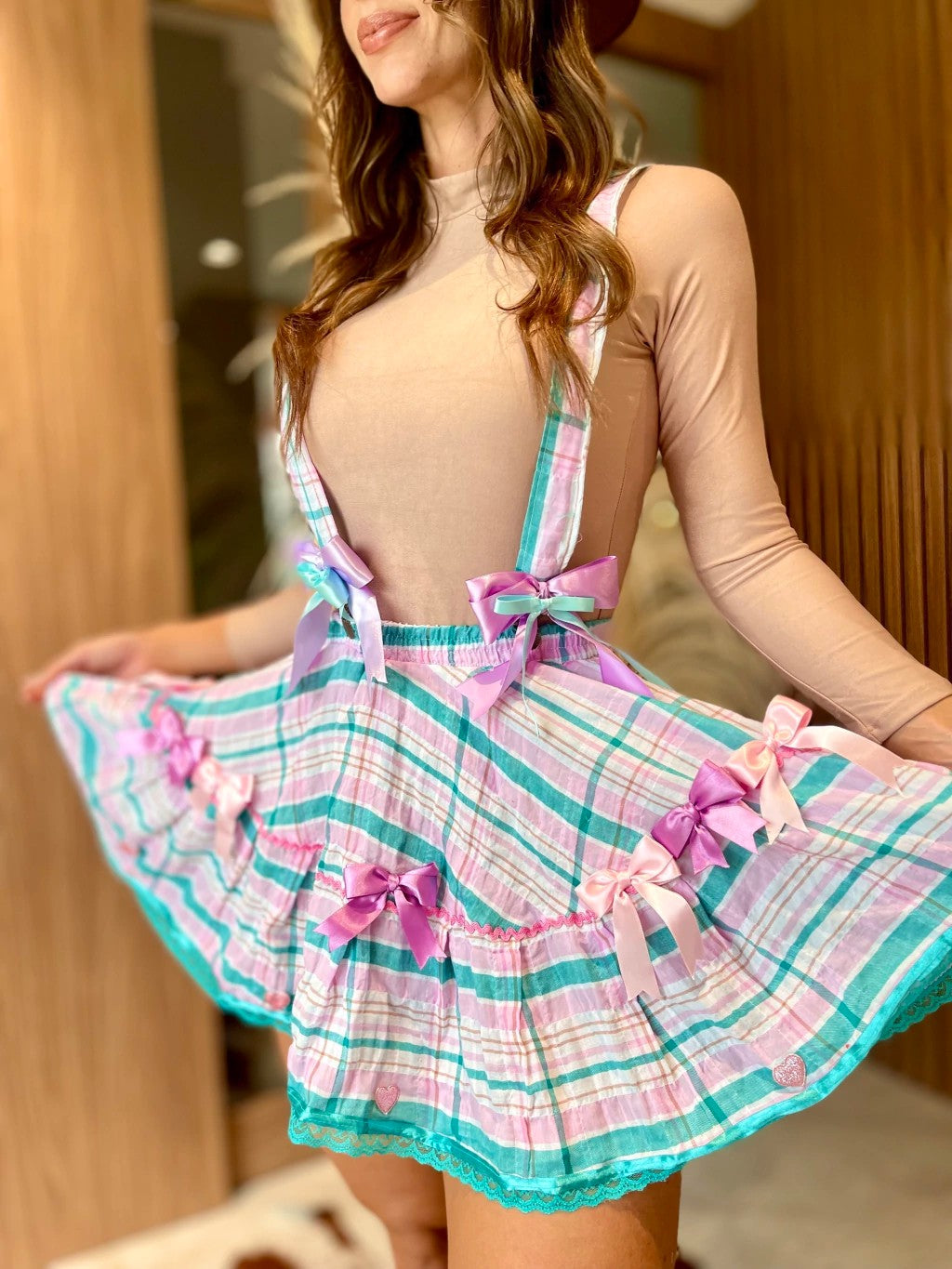 Saia Junina - Olivia ( com suspensorio removível )