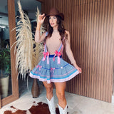 Saia Junina- Priscila ( com suspensorio removível )