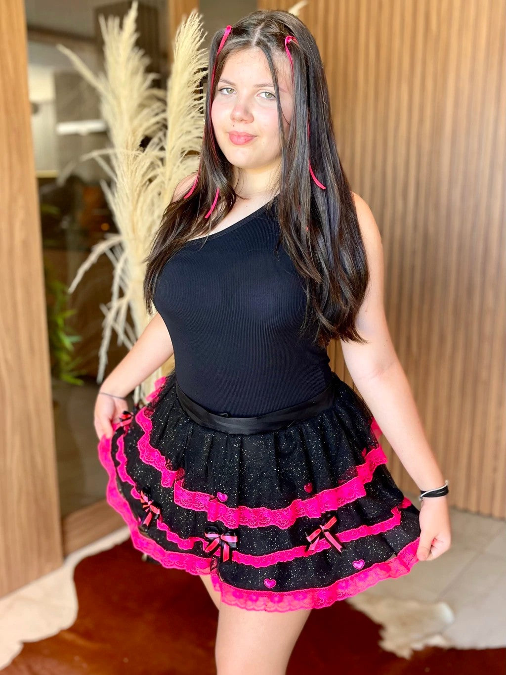 Saia junina cós ajustável - Valentina P ao G