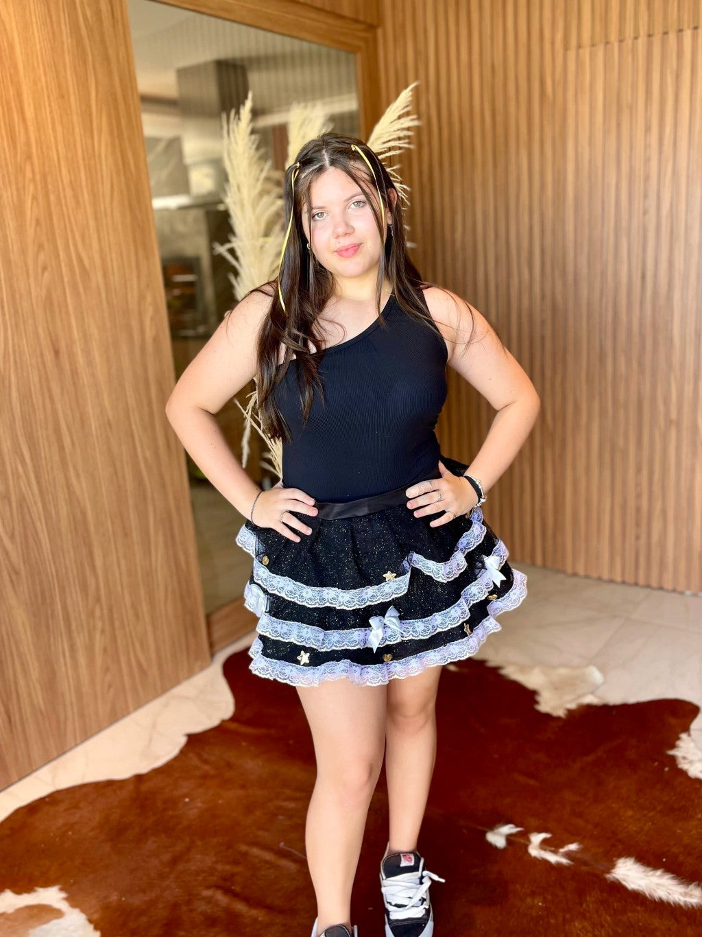 Saia junina cós ajustável - Valentina P ao G