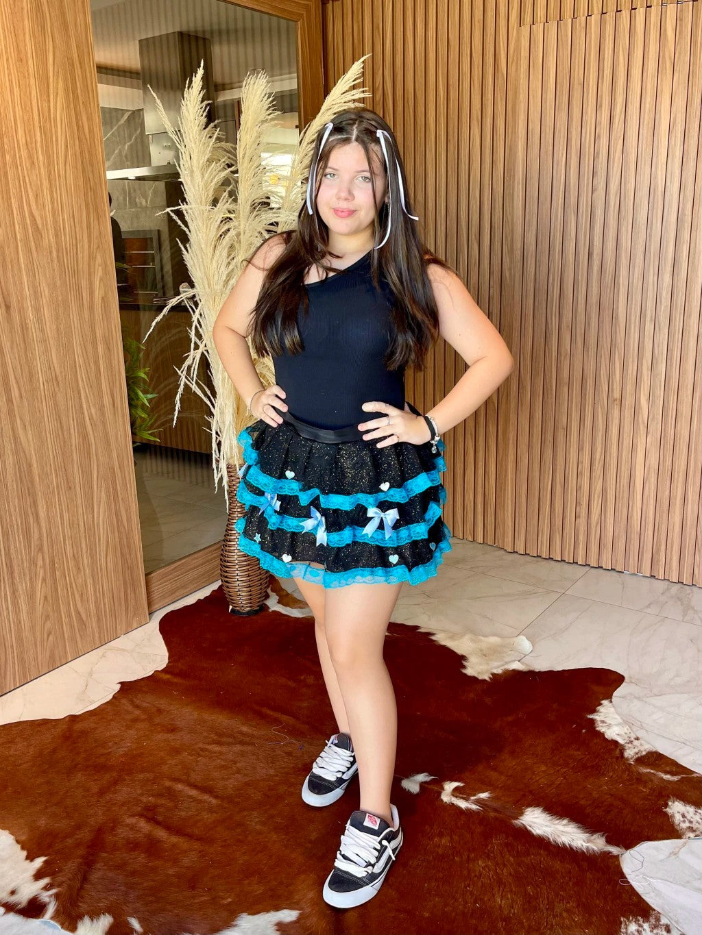 Saia junina cós ajustável - Valentina P ao G