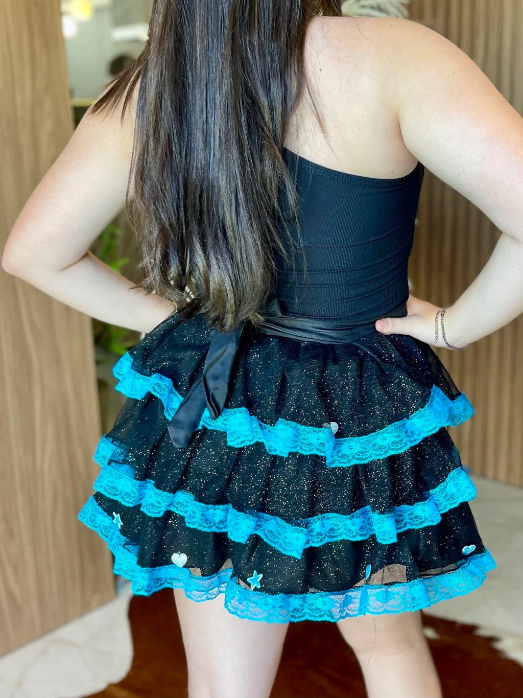 Saia junina cós ajustável - Valentina P ao G