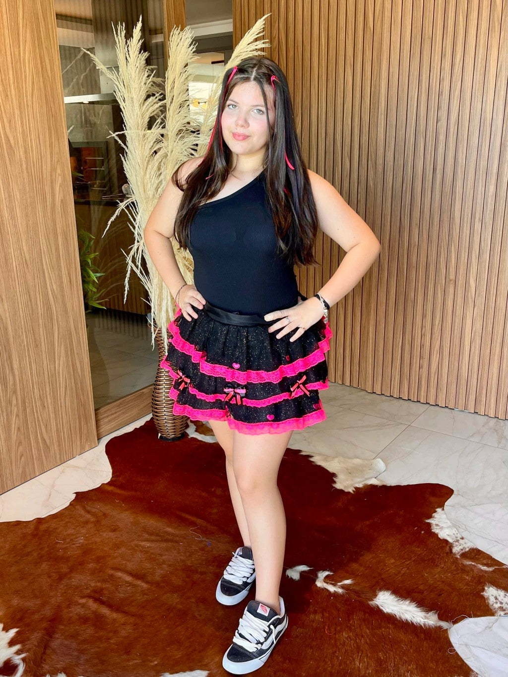 Saia junina cós ajustável - Valentina P ao G