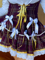 Vestido junino com colete - Violeta