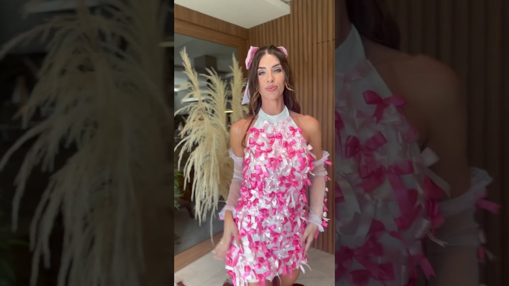 Vestido junino Noivinha - 200 laços EXCLUSIVO