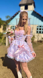Vestido junino Noivinha - Joana